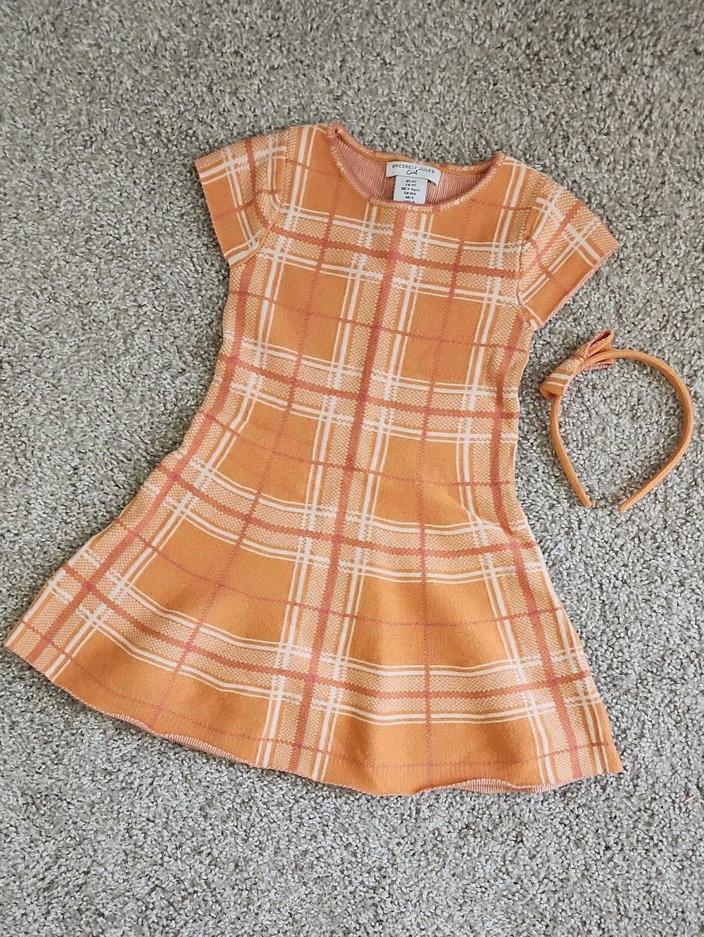 Toddler Girl Fall Plaid Dress